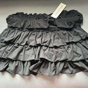 NWT Urban Outfitters Out From Under Cammy Ruffle Trim Micro Skort | Size Small